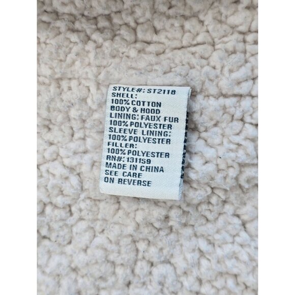 Sebby Y2K Beige Hooded Jacket Sherpa Lining Size M Bella Swan - Picture 3 of 6
